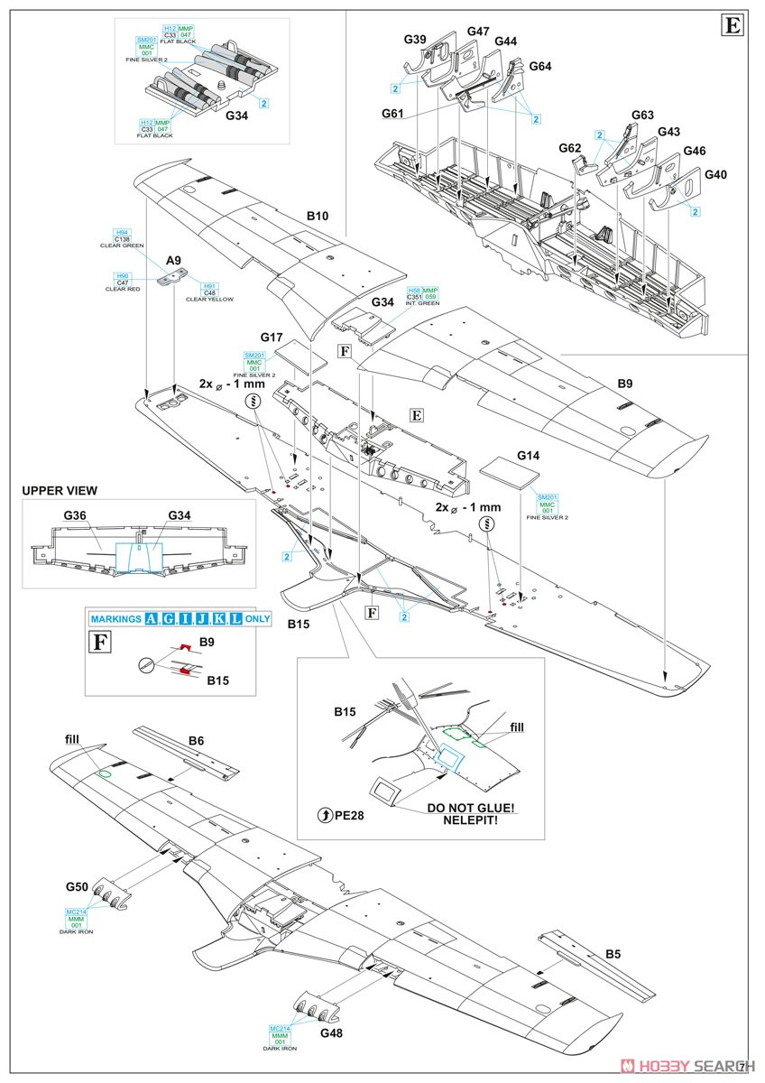 Red Tails & Co. P-51D Dual Combo Limited Edition (Plastic model) Assembly guide5