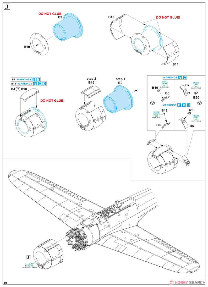 A6M2 Zero Type 11 ProfiPACK (Plastic model) Assembly guide9