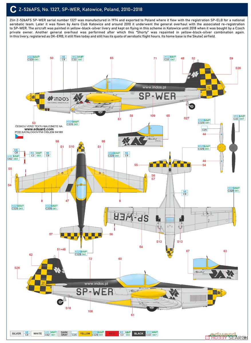 Z-526AFS `アクロバット` ウィークエンドエディション (プラモデル) 塗装3