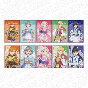 Love Live! Superstar!! Square Can Badge Japanese Style Dress Ver. (Set of 10) (Anime Toy)
