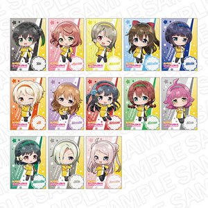 Love Live! Nijigasaki High School School Idol Club Square Can Badge Ariake Garden Info Staff Ver. (Set of 13) (Anime Toy)