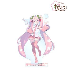 Sakura Miku [Especially Illustrated] Sakura Miku Art by Kuro 1/7 Scale Big Acrylic Stand (Anime Toy)