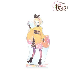 Sakura Miku [Especially Illustrated] Kagamine Rin Art by Kuro 1/7 Scale Big Acrylic Stand (Anime Toy)