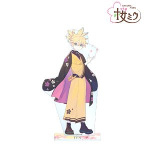 Sakura Miku [Especially Illustrated] Kagamine Len Art by Kuro 1/7 Scale Big Acrylic Stand (Anime Toy)