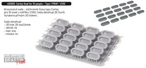 Carley Float for 10 People Type 1 (20 Pieces) (Plastic model)