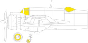 Masking Sheet for Beaufighter Mk.VI TFace (for Tamiya) (Plastic model)