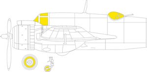 Masking Sheet for Beaufighter Mk.X TFace (for Tamiya) (Plastic model)