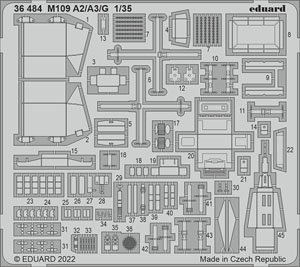 M109A2/A3/G エッチングパーツ (イタレリ用) (プラモデル)