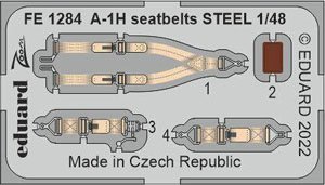 A-1H シートベルト (ステンレス製) (タミヤ用) (プラモデル)