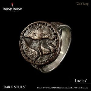 Dark Souls x Torch Torch/ Ring Collection : Wolf Ring Ladies Model Ladies Size: 7 (Completed)