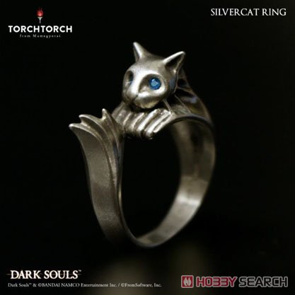 Dark Souls x Torch Torch/ Ring Collection : Silvercat Ring Mens Model Mens Size: 8.5 (Completed) Item picture1