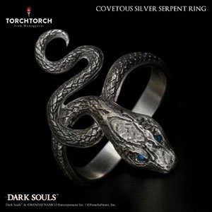 Dark Souls x Torch Torch/ Ring Collection : Covetous Silver Serpent Ring Mens Model Mens Size: 10-10.5 (Completed)