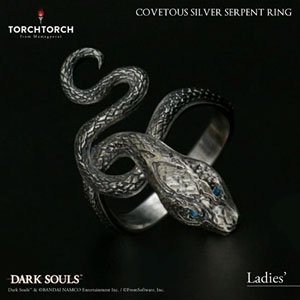 ダークソウル × TORCH TORCH/ リングコレクション: 貪欲な銀の蛇の指輪 レディースモデル レディース 9号 (完成品)