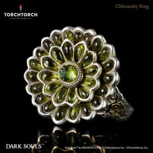 ダークソウル × TORCH TORCH/ リングコレクション: 緑花の指輪 9号 (完成品)