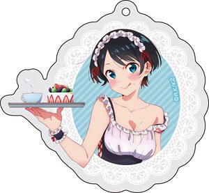 TV Animation [Rent-A-Girlfriend] [Especially Illustrated] Acrylic Key Ring [Swimwear Maid Ver.] (3) Ruka Sarashina (Anime Toy)