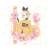Sakura Miku [Especially Illustrated] Kagamine Rin Art by Kuro Big Silhouette T-Shirt Unisex M (Anime Toy) Item picture2