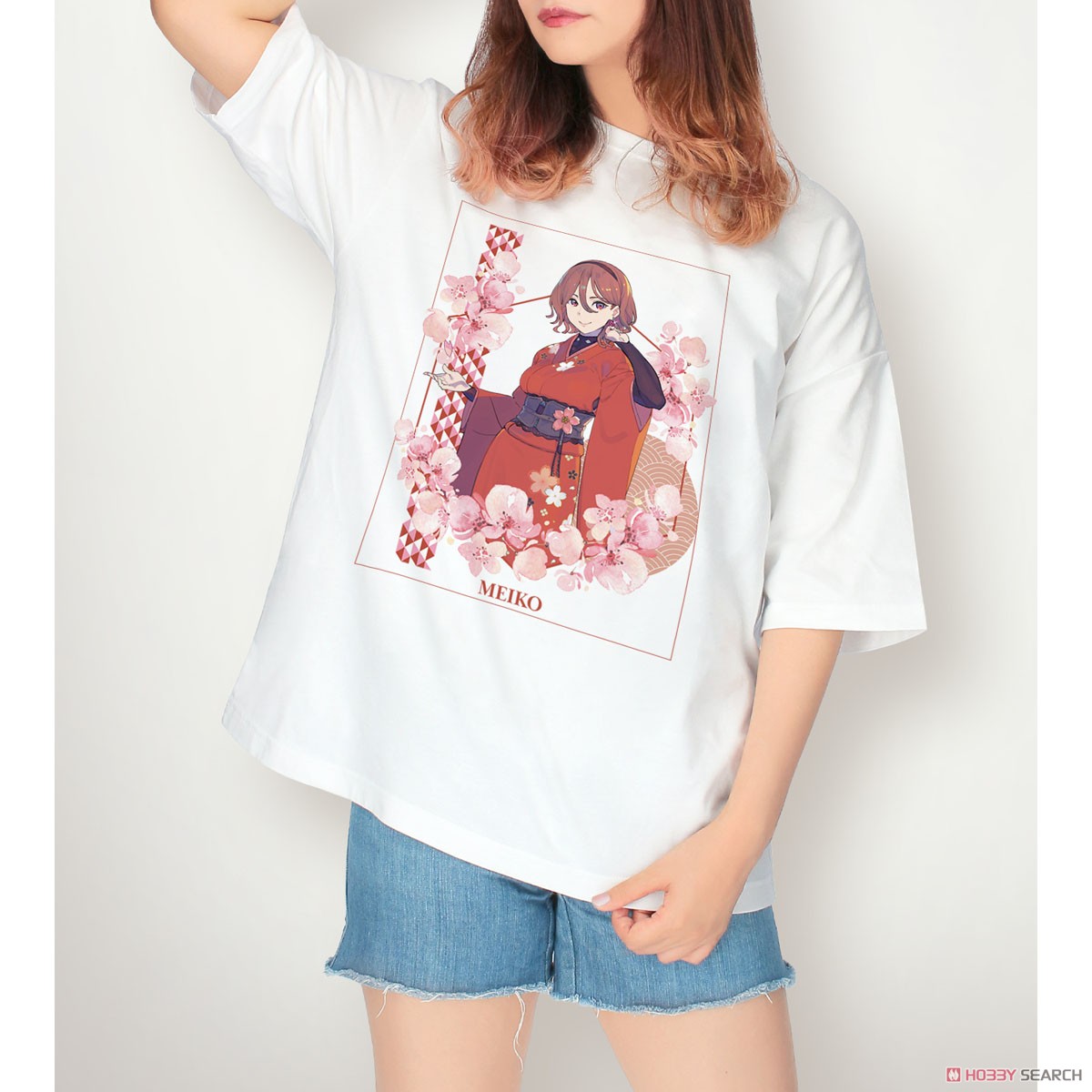 Sakura Miku [Especially Illustrated] MeikoArt by Kuro Big Silhouette T-Shirt Unisex L (Anime Toy) Other picture2