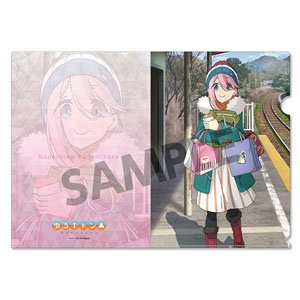 Laid-Back Camp [Especially Illustrated] Clear File Nadeshiko Kagamihara Hamamatsu Souvenir Ver. (Anime Toy)