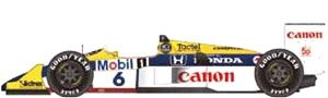 FW11B Japan GP 1987 トランスキット (レジン・メタルキット)