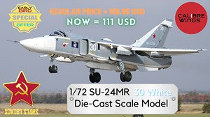 SU-24MR ロシア海軍 30 White (完成品飛行機)