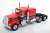 Kenworth W900 Red / Black (Diecast Car) Item picture1