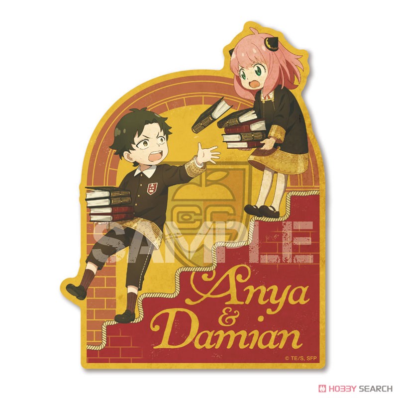 Spy x Family Travel Sticker 4. Anya & Damian (Anime Toy) Item picture1