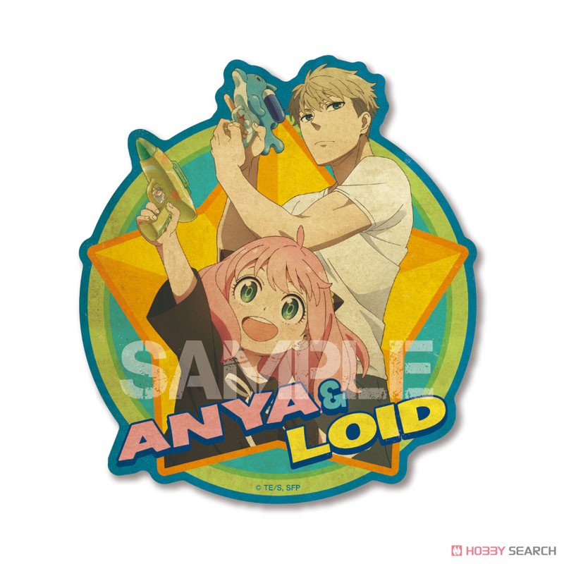 Spy x Family Travel Sticker 5. Anya & Loid (Anime Toy) Item picture1