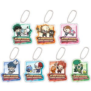 My Hero Academia x Sanrio Characters Trading Acrylic Key Ring A Class 1-A (Set of 7) (Anime Toy)