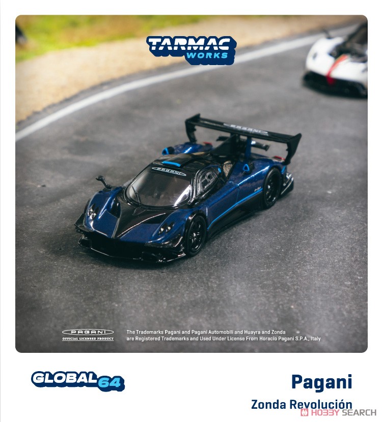 Pagani Zonda Revolucion Blue Metallic (Diecast Car) Other picture1