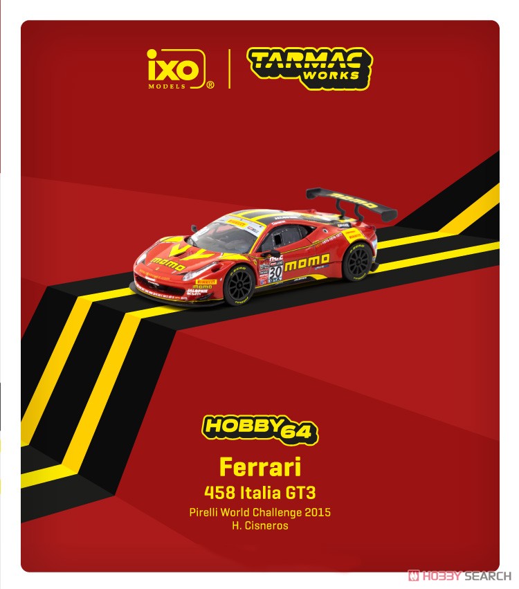 Ferrari 458 Italia GT3 Pirelli World Challenge 2015 (ミニカー) 商品画像1