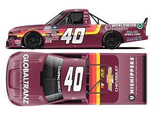 Dean Thompson #40 Global Tranz Throwback Chevrolet Silverado NASCAR Camping World Truck Series 2022 (Diecast Car)