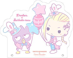 Tokyo Revengers & Sanrio Characters Big Acrylic Stand Easter Ver. Ken Ryuguji & Bad Badtz-Maru (Anime Toy)
