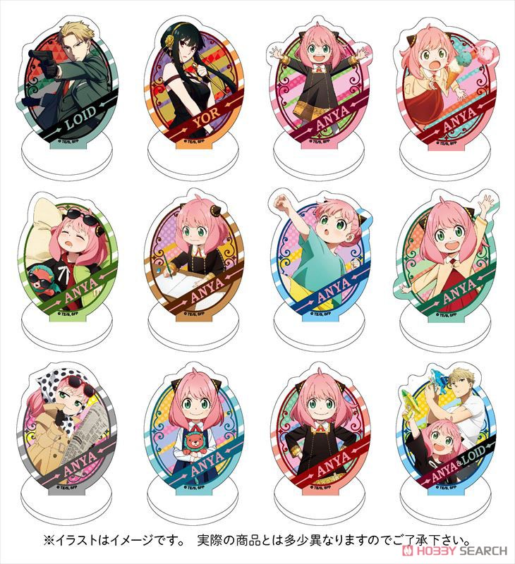Spy x Family Acrylic Mini Acrylic Stand (Set of 24) (Anime Toy) Item picture1
