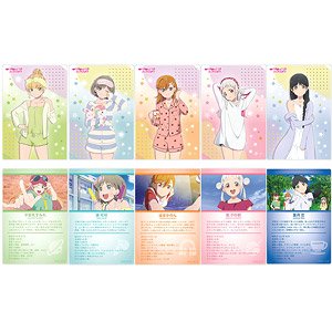 Love Live! Superstar!! Acrylic Card Room Wear Ver. (Set of 5) (Anime Toy)
