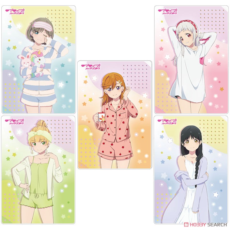 ラブライブ！スーパースター!! アクリルカード ルームウェアver. (5個セット) (キャラクターグッズ) 商品画像3