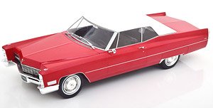 Cadillac Deville Softtop 1967 red/white (ミニカー)