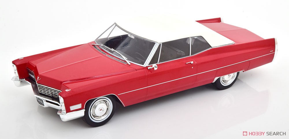 Cadillac Deville Softtop 1967 red/white (ミニカー) 商品画像1