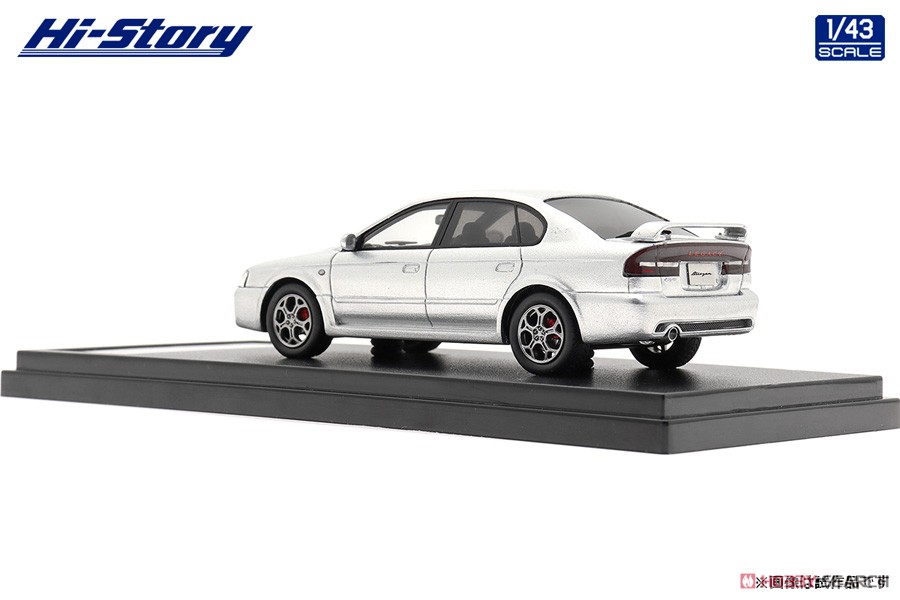 SUBARU LEGACY B4 Blitzen 2003 model (2003) プレミアムシルバー・メタリック (ミニカー) 商品画像4