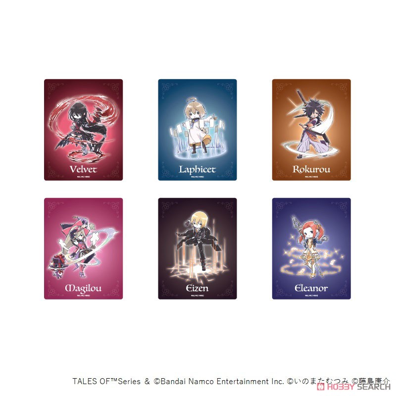 Acrylic Card [Tales of Berseria] 02 Trading (Graff Art) (Set of 6) (Anime Toy) Item picture1