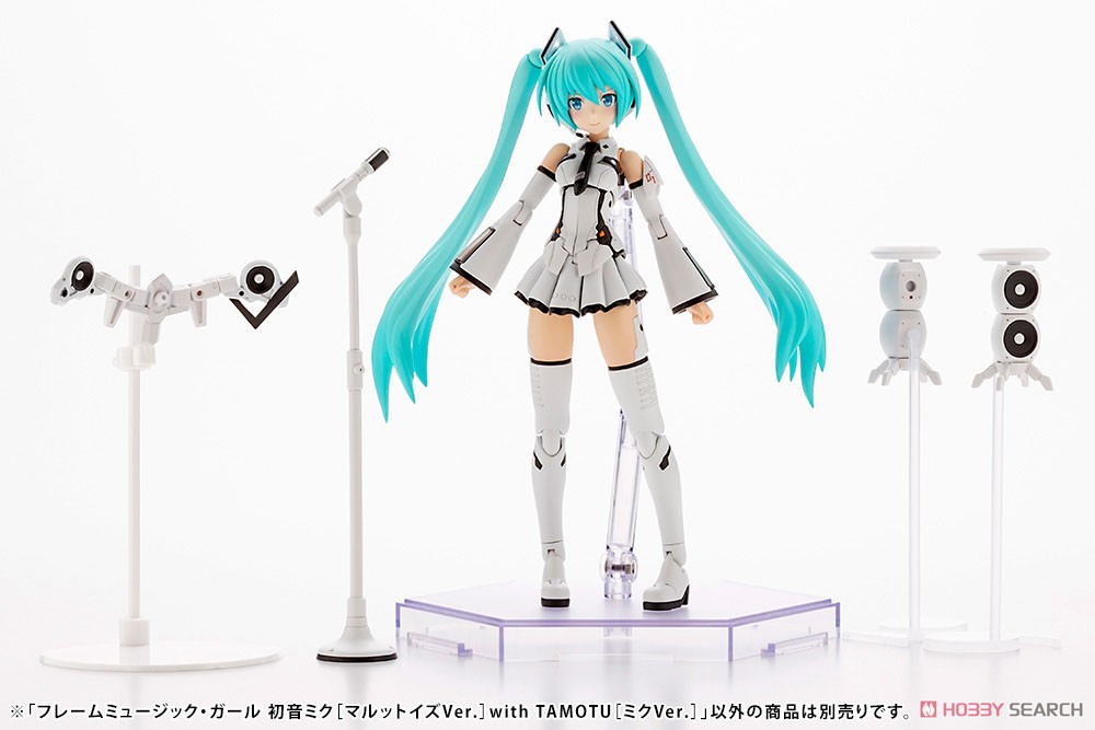 Frame Music Girl Hatsune Miku [Maruttoys Ver.] & Tamotu [Miku Ver.] (Plastic model) Item picture18