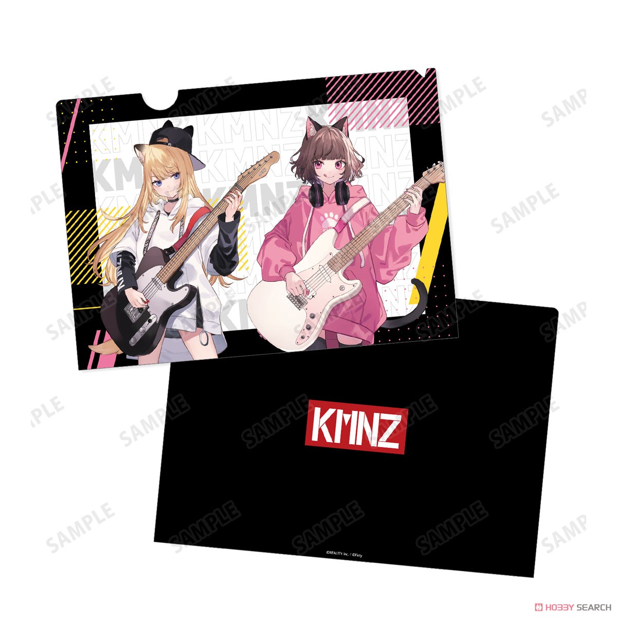 KMNZ 描き下ろしイラスト 集合 ギター演奏ver. クリアファイル (キャラクターグッズ) 商品画像4