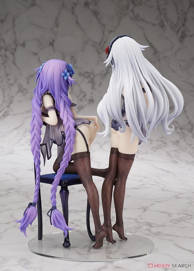 Purple Heart & Black Heart Babydoll Ver. (PVC Figure) Item picture6