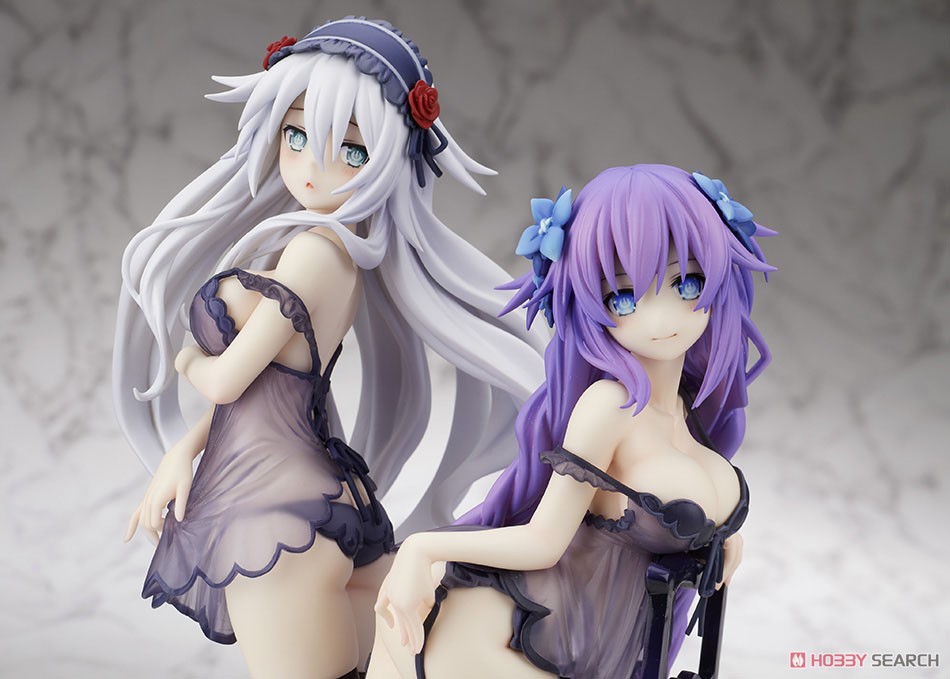 Purple Heart & Black Heart Babydoll Ver. (PVC Figure) Item picture7