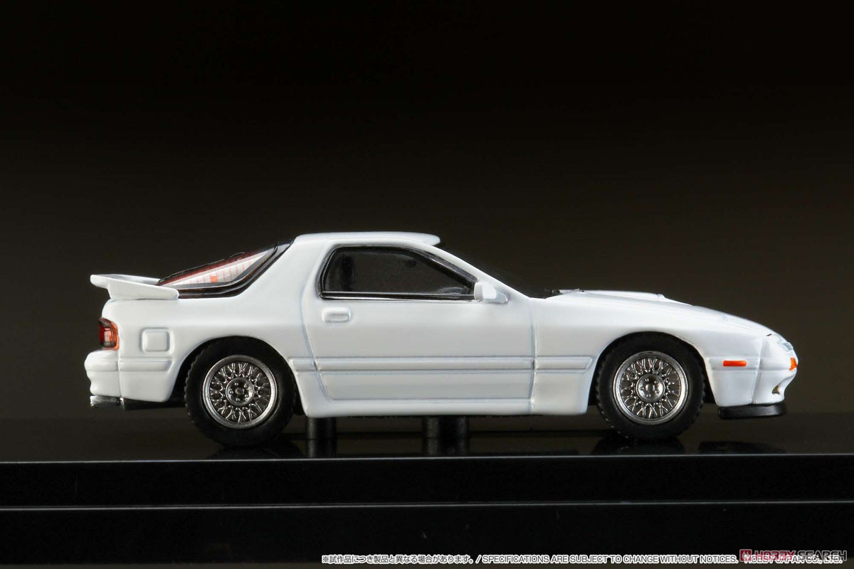 マツダ RX-7 (FC3S) GT-X クリスタルホワイト (ミニカー) 商品画像6