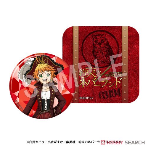 The Promised Neverland Tin Can w/Can Badge Marine Ver. Emma (Anime Toy) Item picture1