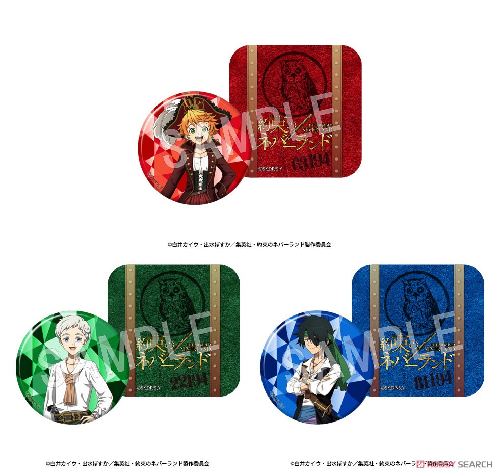 The Promised Neverland Tin Can w/Can Badge Marine Ver. Emma (Anime Toy) Other picture1