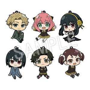 Spy x Family Petanko Rubber Strap (Set of 6) (Anime Toy)