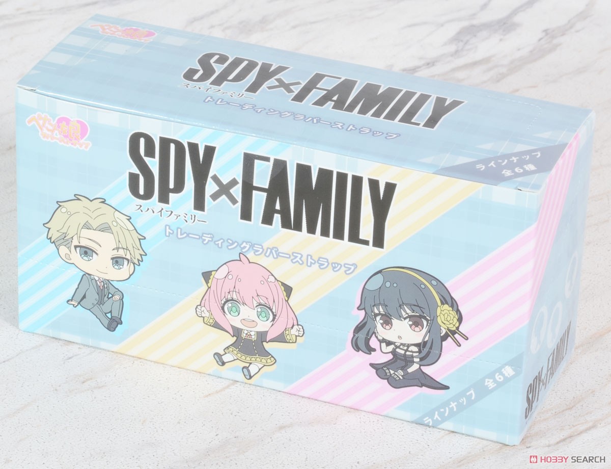 SPY×FAMILY ぺたん娘ラバーストラップ (6個セット) (キャラクターグッズ) パッケージ1