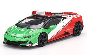 ランボルギーニ ウラカン EVO ボローニャ空港 2020 フォローミーカー (左ハンドル) (ミニカー)