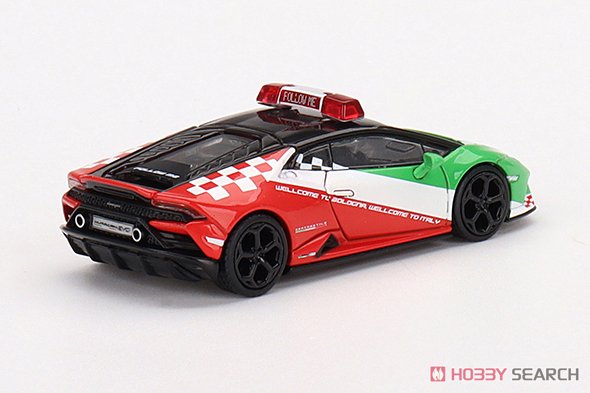 ランボルギーニ ウラカン EVO ボローニャ空港 2020 フォローミーカー (左ハンドル) (ミニカー) 商品画像2